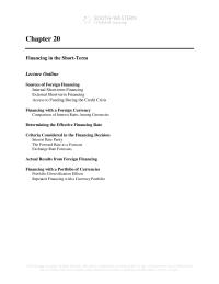 International Business Chapter 20 Explain Answer Does Not Cover The Exposure