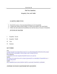 Economics Chapter 18 Gini Coefficient Zero Would Mean Income Distributed