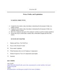 Economics Chapter 20 Calculate The Surplus Value And Rate Profit
