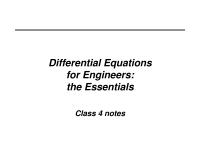 Industrial Engineering Class Notes 4&nbsp;Equation Noth rust Segment Coming Down 6 Recalling