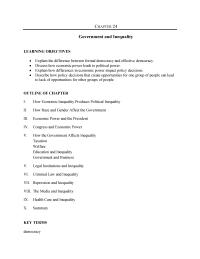 Economics Chapter 24 Congressional Districts Describe How Policy Decisions That