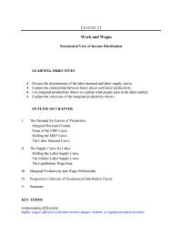 Economics Chapter 31 Key Terms Accumulated Net Marginal Revenue Product