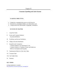 Economics Chapter 42 Debt Can Finance Continued Consumption During Periods