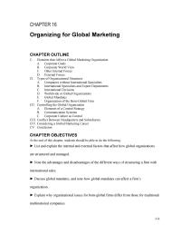 Marketing Chapter 16 Managers Cannot Rollover Items From Prior Year