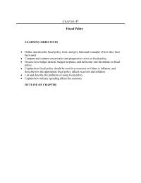 Economics Chapter 47 Why Military Spending Usually Politically Popular Who