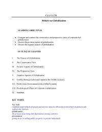 Economics Chapter 54 Discuss The Positive Aspects Globalization How Progressive