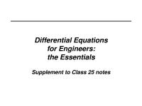 Industrial Engineering Supplement to Class 25&nbsp;Substituting Equations Through Into Equation Arrive