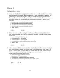 Communications Chapter 1 Noise Interference Our Environments Such