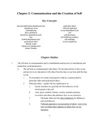 Communications Chapter 2 Homework Johari Window This Role communication Affects Self concept And