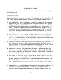 Communications Launching The Course Homework Have The Student Who Was Picked Respond