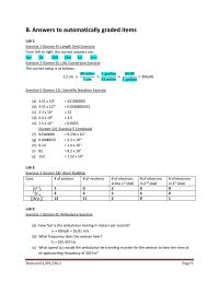 Answers to automatically graded items&nbsp; would the ambulance be traveling in order&nbsp;