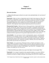Accounting Chapter 5 What Are The Possible Interpretations These Reasons