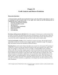 Accounting Chapter 10 Proponents This Argument Suggest That Rating Agencies