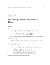 Chapter 7 which is precisely the e1 term in the power series