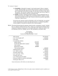 Finance Chapter 2 Compare Contrast And Discuss Your Findings Parts