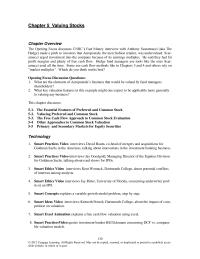 Finance Chapter 5 Domestic Private Companies Usually Are Valued 2030