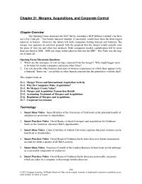 Finance Chapter 21 The Target Managers Want Negotiate The Highest