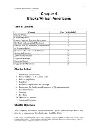 Chapter 4 Homework Blacks What Role Might Pervasive Stereotypes About