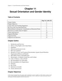 Chapter 11 Homework History of Gay Rights in the United States
