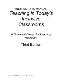 Economics Chapter 1 Homework Instructors Manual Teaching Todays Inclusive Classrooms Universal
