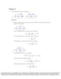 Engineering Chapter 2 Homework Solving This Last Equation And The First