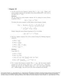 Engineering Chapter 10 Homework Determine the characteristic polynomial P