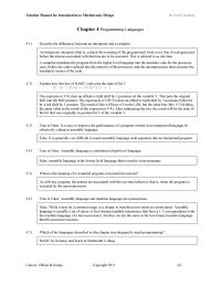 Environmental Engineering Chapter 4 Homework Which The Languages Described This Was