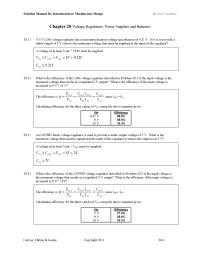 Environmental Engineering Chapter 20 Homework Adjust 13v Adjustable 15 15 Output
