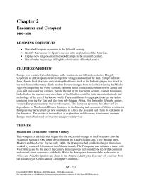 History Chapter 2 These Diverse Approaches Colonization Course Reflect Important