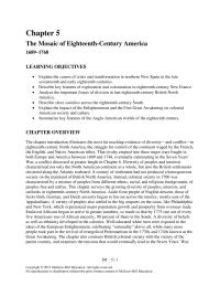 History Chapter 5 Enlightenment Ideas And The Influence The First