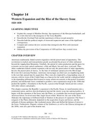 History Chapter 14 Americans traditionally linked western migration