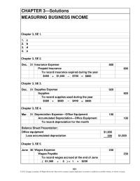 Accounting Chapter 3 Inc Income Statement For The Month Ended