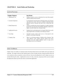 Marketing Chapter 22 Students Answers Will Vary What Are Some