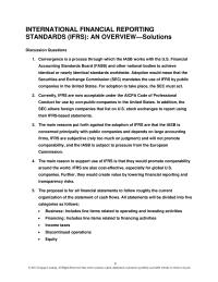 Accounting Supplement F Both Us Gaap And Ifrs Recognize Accrual