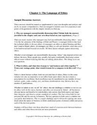 Business Ethics Chapter 1 Homework Street Bank Sean Mcbride Has Just Provided