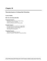 Management Chapter 10 Homework Briefly Explain Answer Economic Exposure Still Exists