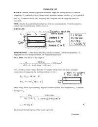 Chapter 2 One dimensional heat transfer in samples