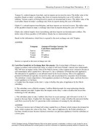Management Chapter 10 Homework Yazoo Uses Todays Spot Rate The Yen