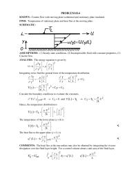 Chapter 6 Incompressible fluid with constant properties