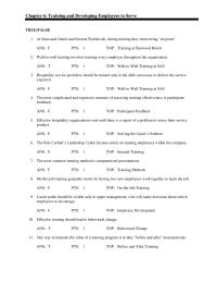Management Chapter 6 External Training 34 One Audiovisual Trainings