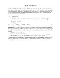 Chapter 7 The temperature distribution in the copper tubing above