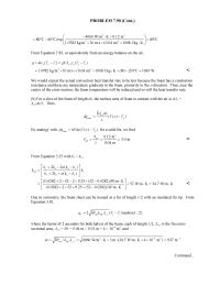 Chapter 7 We would expect the actual convection heat transfer&nbsp;