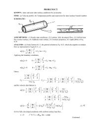 Chapter 8 Homework&nbsp;A concentric tube arrangement for removing heat generated from a biochemical