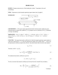 Chapter 9 The rate of heat loss per unit length for a calm day