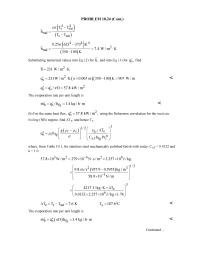 Chapter 10 The two operating conditions are shown on the boiling curve