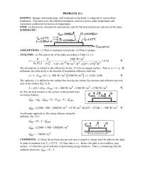 Chapter 12 Opaque surface at steady-state temperature of