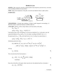 Chapter 12 When performing an analysis with both convection