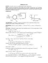 Chapter 12 The cylinder temperature exceeds the air temperature