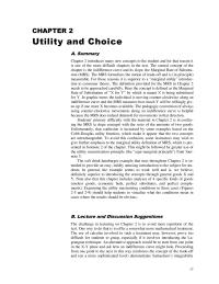 Economics Chapter 2 From The Budget Part Individual Can Buy