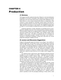 Economics Chapter 6&nbsp;The theory and applications of productivity